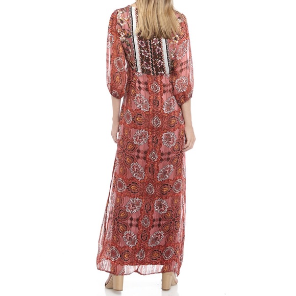 Printed Chiffon Dress - Picture 3 of 3